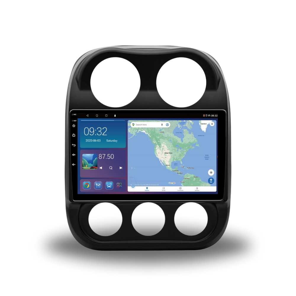Jeep Compass Patriot 2010-2016 Android 13 Wireless CarPlay & Android Auto Car Stereo Head Unit